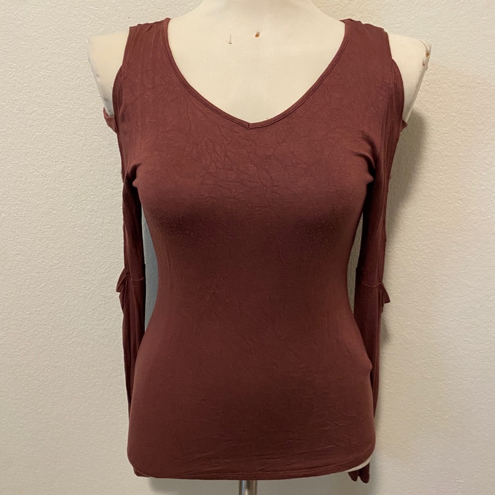 Cutout Long Sleeve Top